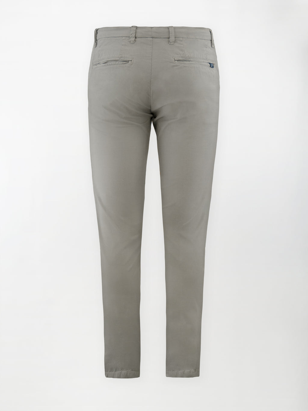 Pantalone Dobby in Cotone Elasticizzato - Color Grigio - Slim Fit image 1