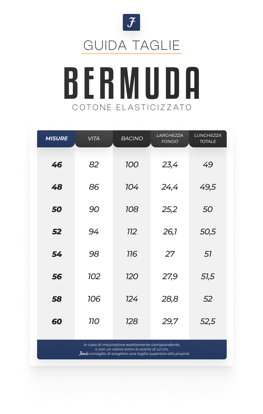 Bermuda classico in cotone elasticizzato - color Bianco image 2