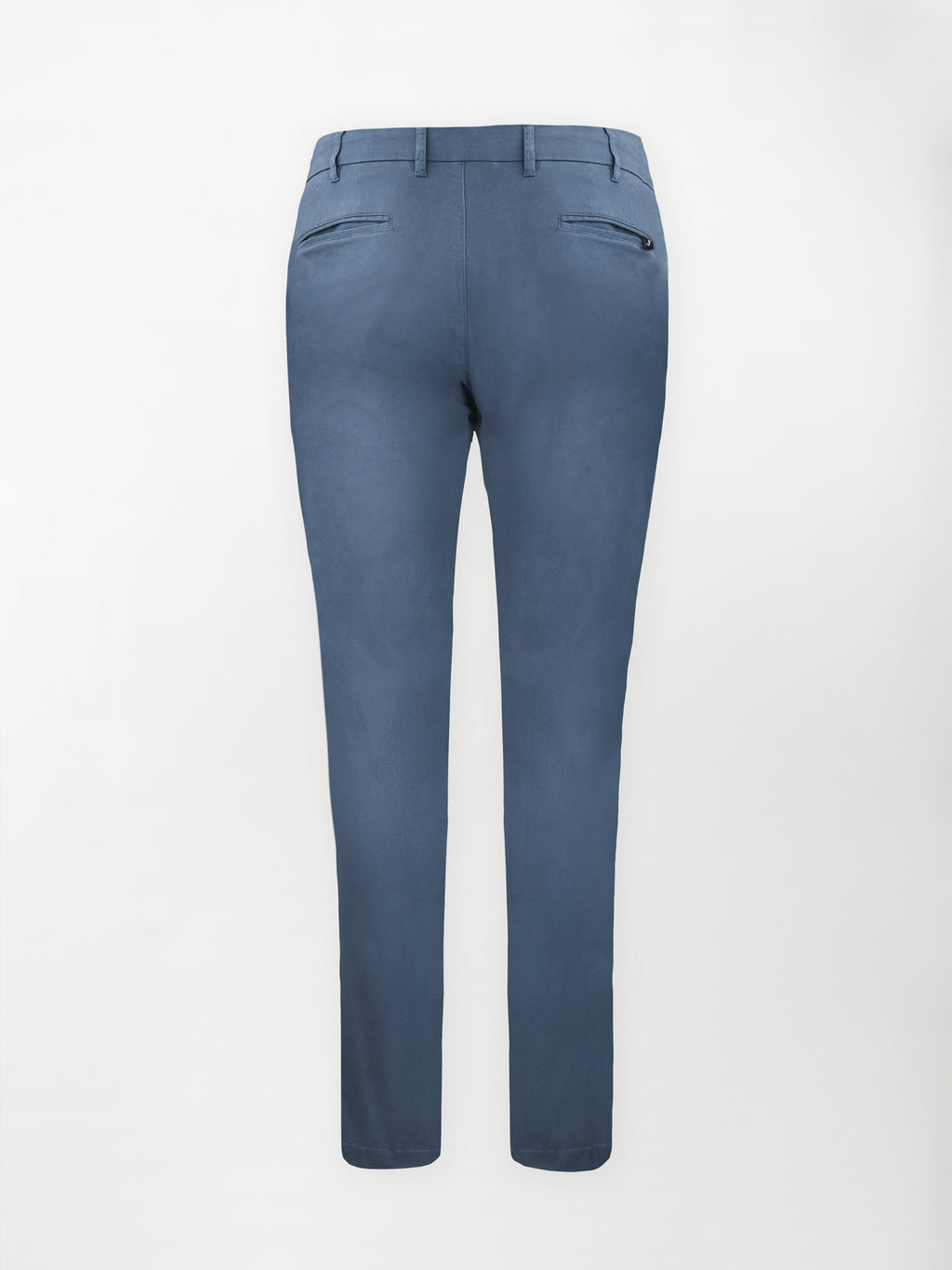 Pantalone Daily in Cotone Elasticizzato - Color Avio - Slim Fit image 1