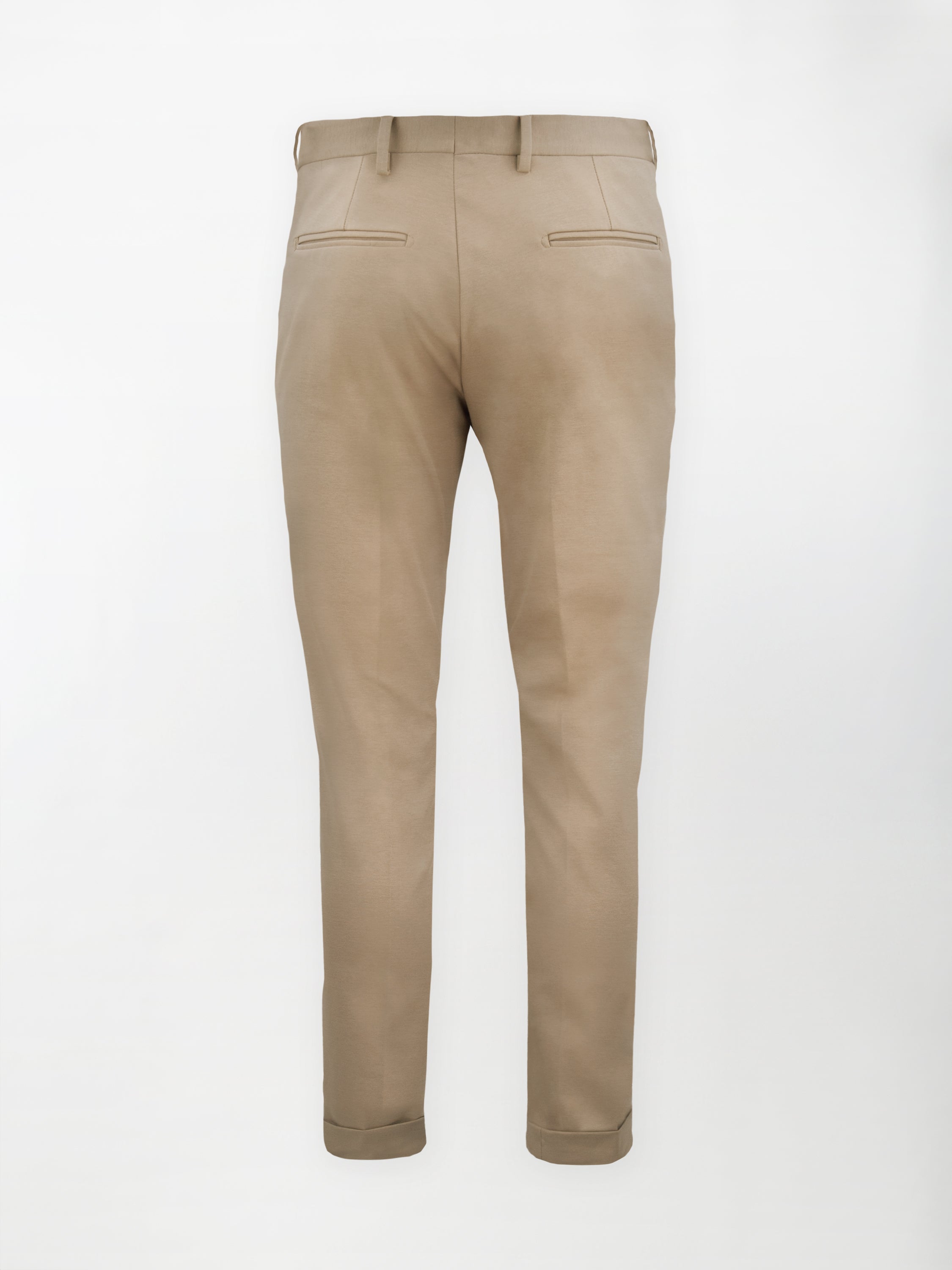 Pantalone sportivo Punto Milano - Color Cammello - Slim fit Fondo finito image 1