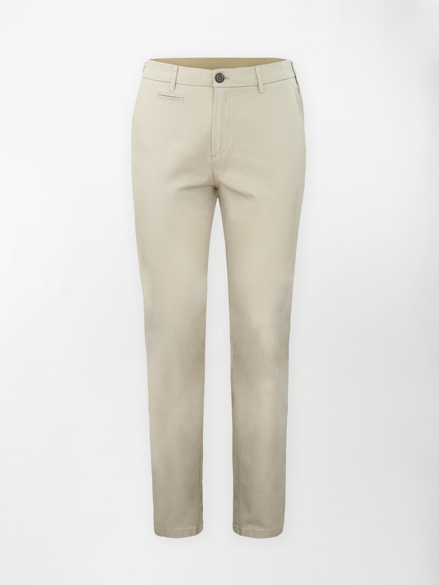 Pantalone Daily in Cotone Elasticizzato - Color Beige - Regular fit image 0