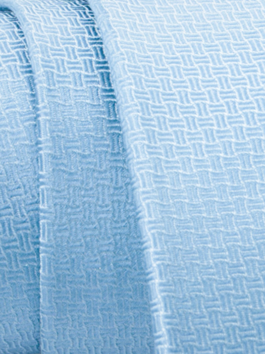 Cravatta unita con trama Struttura - color Azzurro image 1