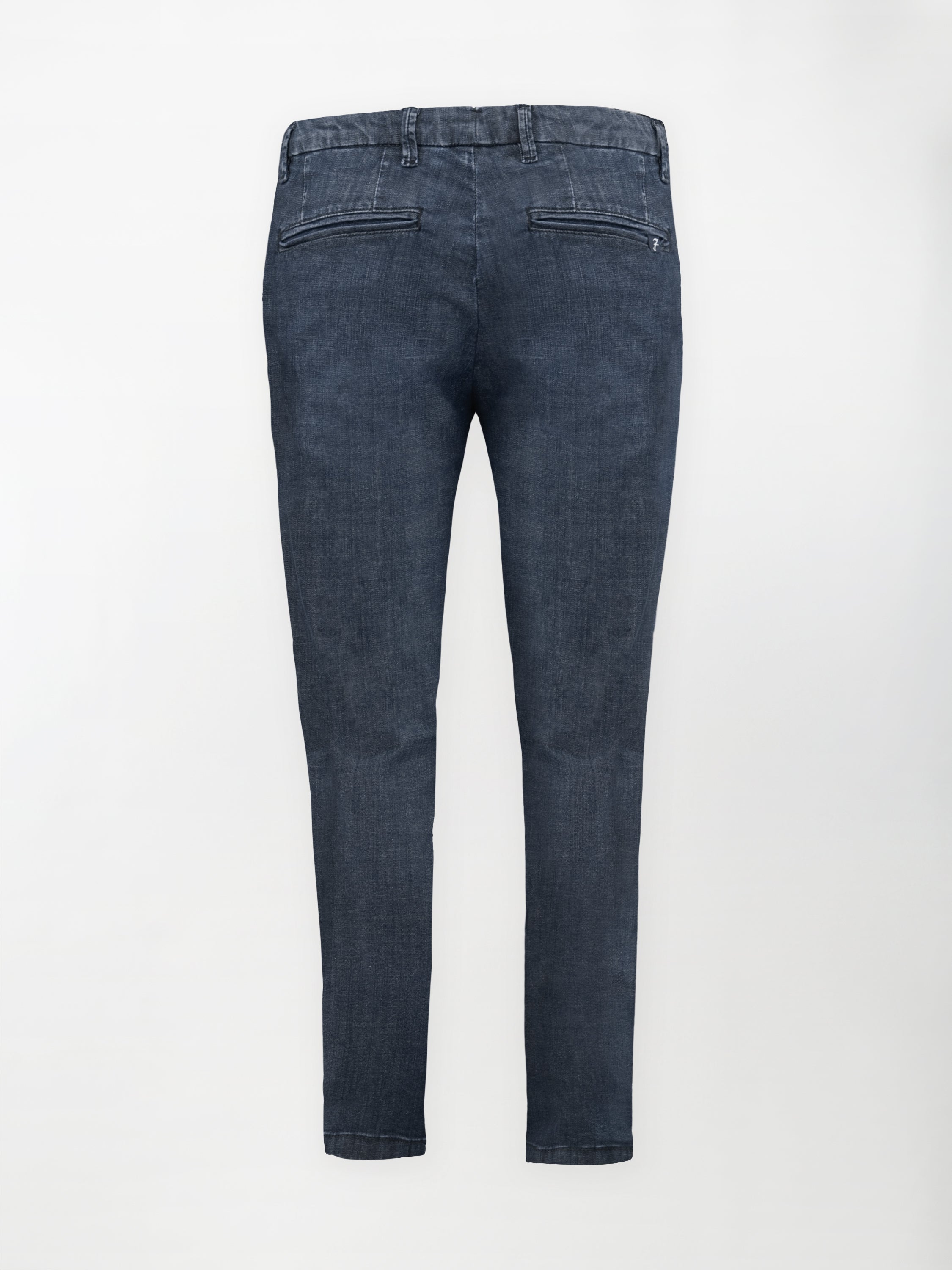 Panta Jeans sportivo in cotone elasticizzato - Color Blu scuro - Slim fit image 1