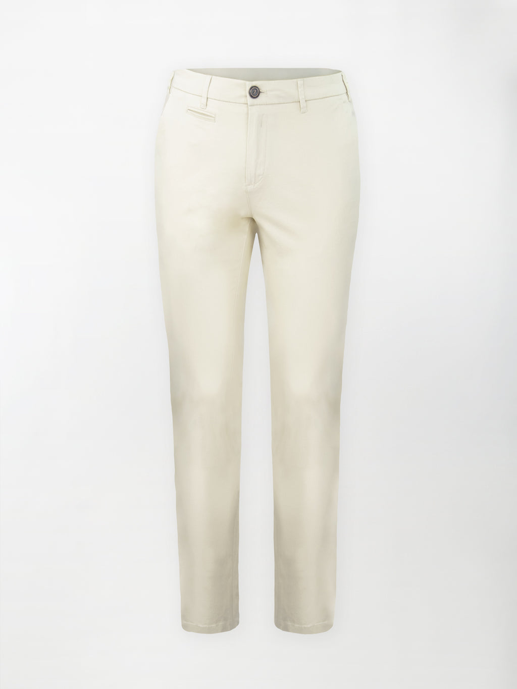 Pantalone Daily in Cotone Elasticizzato - Color Panna - Regular fit image 0