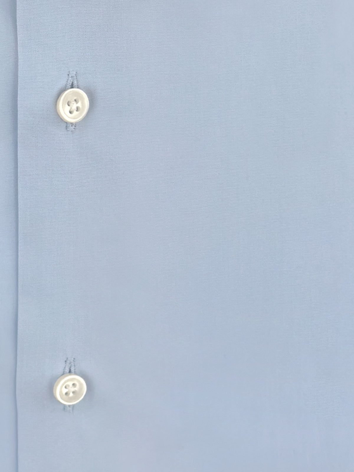 Camicia Collo Francese Color Azzurro - Custom Fit - Cotone Popeline image 1