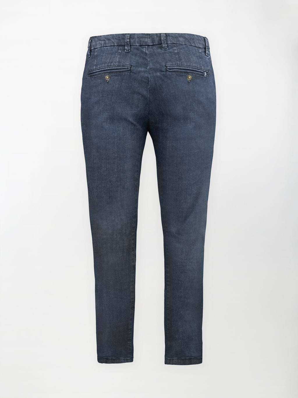 Panta Jeans sportivo in cotone elasticizzato - Color Blu scuro - Regular fit image 1