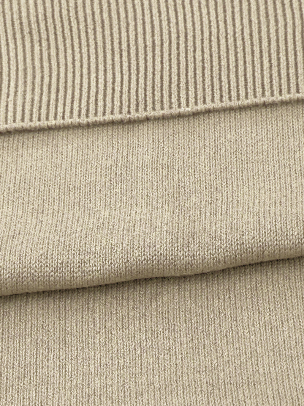 Maglia girocollo in puro cotone - color Beige image 2
