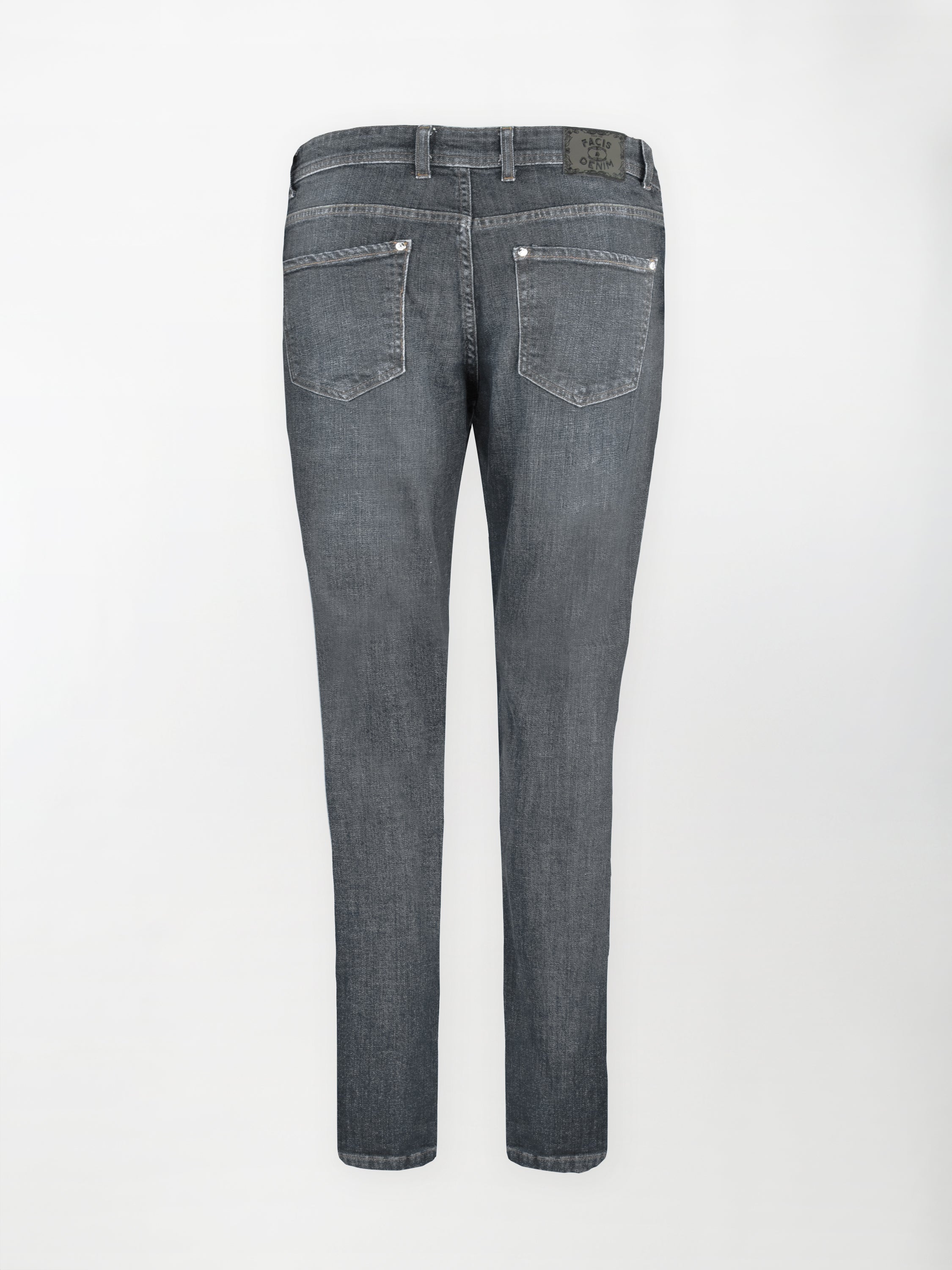 Jeans in Denim - color Grigio - Slim fit image 1