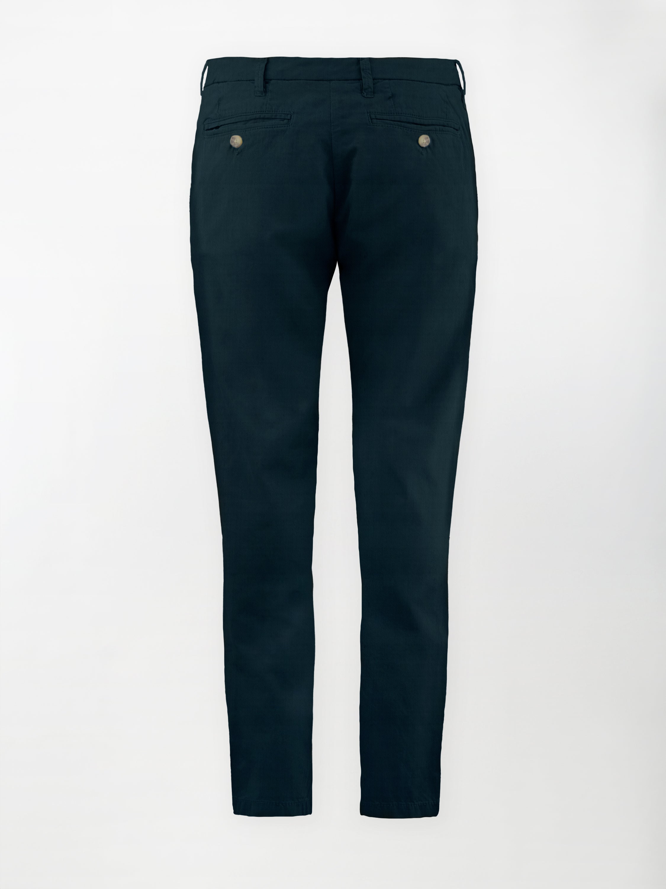 Pantalone Dobby in Cotone Elasticizzato - Color Blu navy - Regular Fit image 1