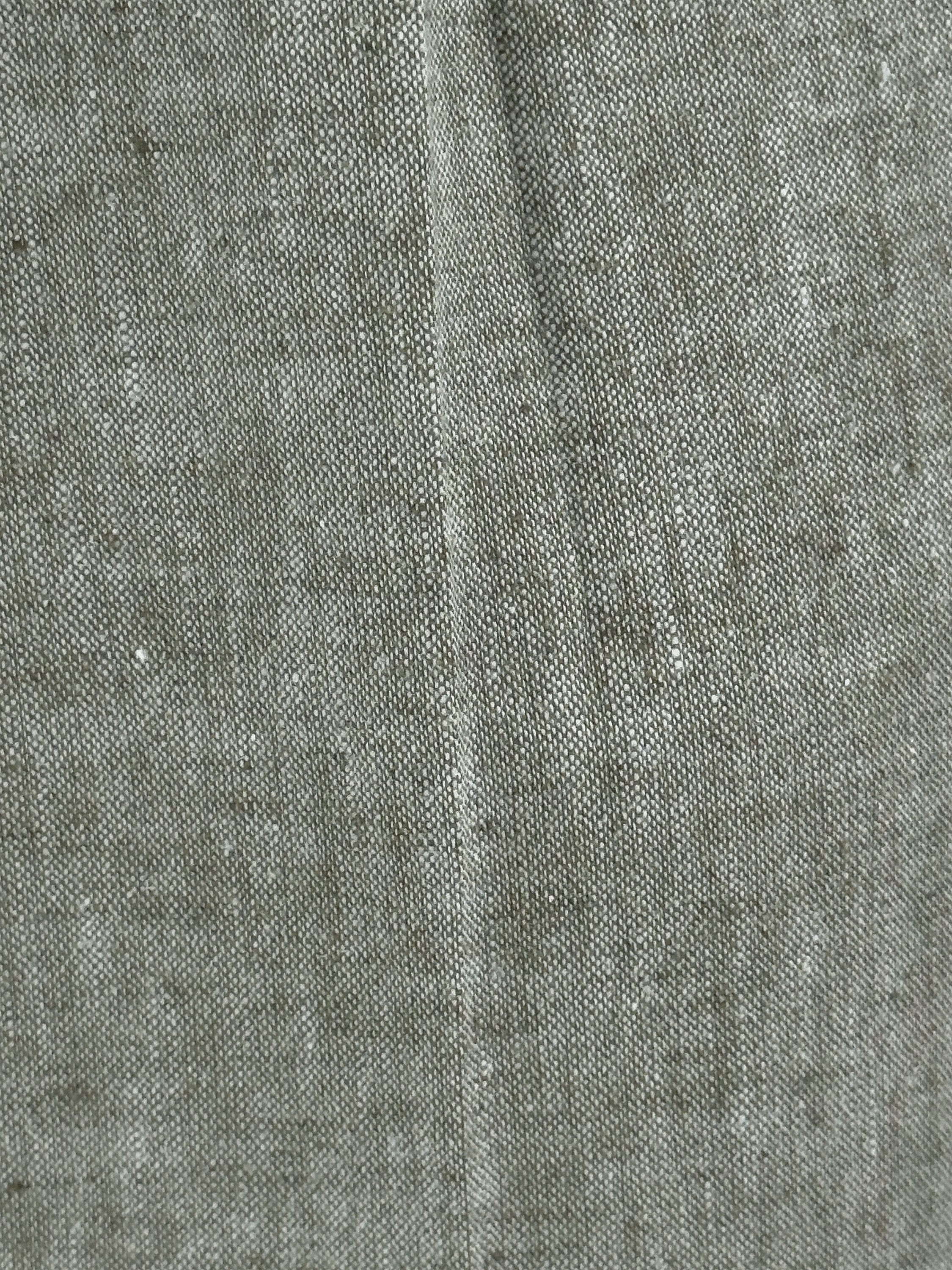 Pantalone sportivo in Lino-Cotone lavato - color Verde - Slim fit image 2