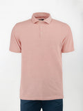 Polo in cotone Oxford - color Arancio salmone melange image 0
