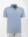Polo in cotone Oxford - color Azzurro intenso melange image 0